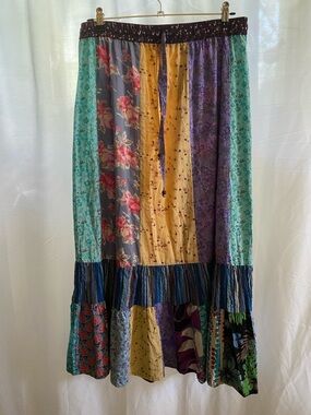 Cotton Patchwork Skirt